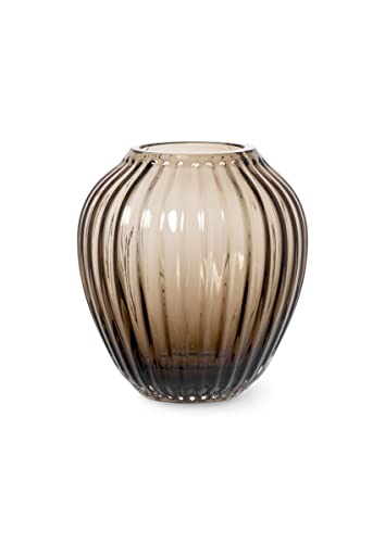 Kähler Vase H14 cm Hammershøi aus mundgeblasenem Glas dänisches Design, rosa von HAK Kähler