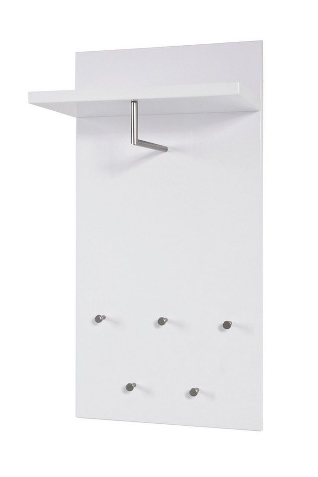 HAKU Garderobe HAKU Möbel Wandgarderobe (BHT 49x100x31 cm) BHT 49x100x31 cm weiß von HAKU
