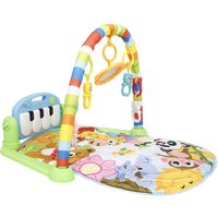 Haloyo - Baby Spielmatte Baby Music Pad 4 In 1 Piano Fitness Abenteuerdecke mit Spielbogen Spieldecke Spielmatte Gym von HALOYO