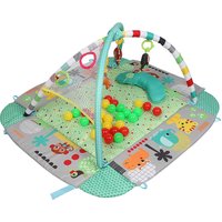 Haloyo - 3-in-1 Spieldecke für Babys,,Erlebnisdecke ®,Spielmatte mit Spielbogen abnehmbarem Babyspielzeug, ab der Geburt,Grün von HALOYO