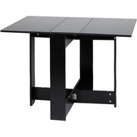 Haloyo - Klapptisch Esstisch Tisch klappbar Raumwunder 1037673.4cm Tisch Möbel Schwarz von HALOYO