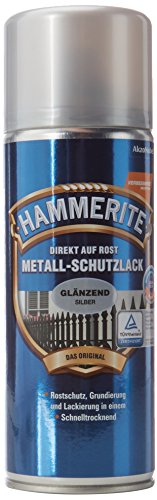 Hammerite metallschutzlack glänzend silber 400ml von HAMMERITE