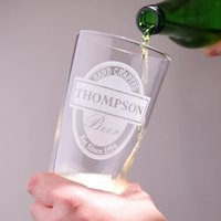 Personalisiertes Bier, Apfelwein, Ale Glas, Tolles Geburtstagsgeschenk, Vatertag, Weihnachtsgeschenk. Komplett Mit Geschenkbox von HANDFORDandMASON