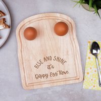 Rise & Shine Frühstück Dippy Egg Board, Perfekt Für Ei Und Soldaten, Toasty Perfektion Für Den Grump Der Familie von HANDFORDandMASON