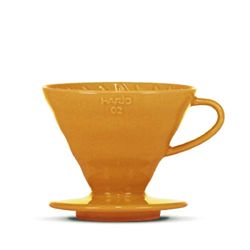 Kaffeefilter/Handfilter V60 aus Porzellan Größe 02 Orange von HARIO von HARIO