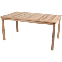 Tisch solo rechteckig Teak B-grade unbehandelt Maschinenproduktion 940121 von HARMS