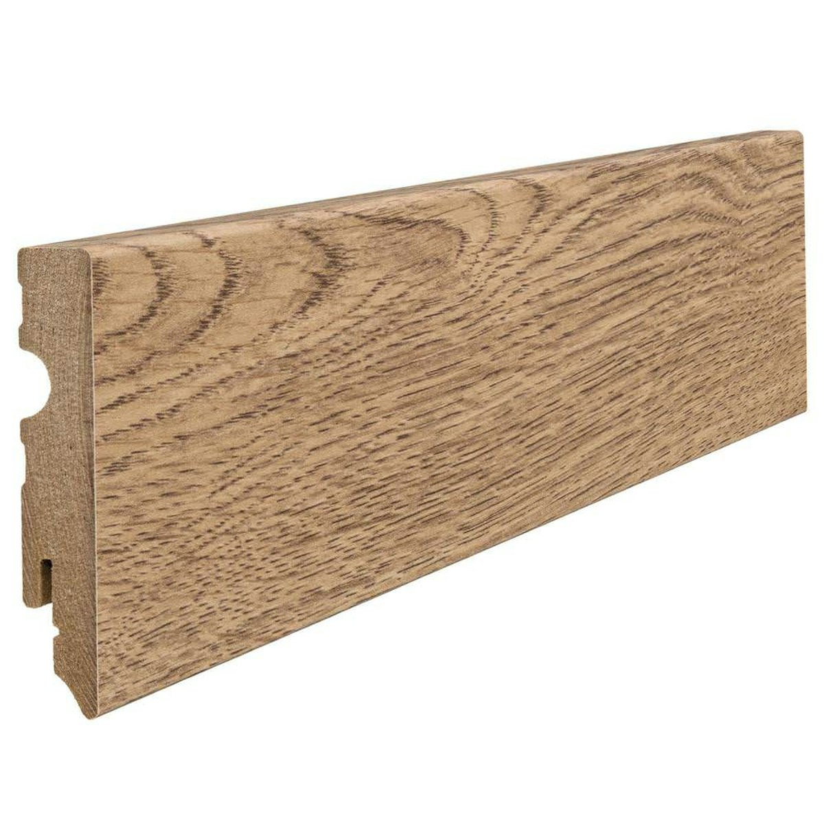 HARO Stecksockelleiste 15x80mm 2,2m Cube MDF Eiche Sicilia natur von HARO