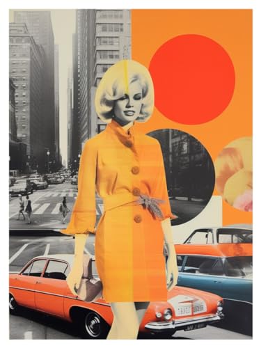 HARTMAN AI Poster – 60's Collages 01 (30 x 40 cm) von HARTMAN AI