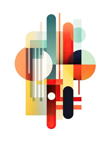 HARTMAN AI Poster – Modern Abstract 02 (30 x 40 cm) von HARTMAN AI