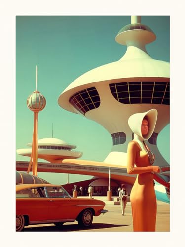 HARTMAN AI Poster – Retro Future 01 (30 x 40 cm) von HARTMAN AI