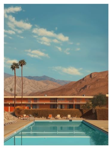 HARTMAN AI Poster – Villa California 03 (30 x 40 cm) von HARTMAN AI