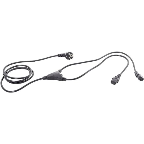 HAWA 1008275 Kaltgeraete Y-Kabel Schwarz 5.00m von HAWA