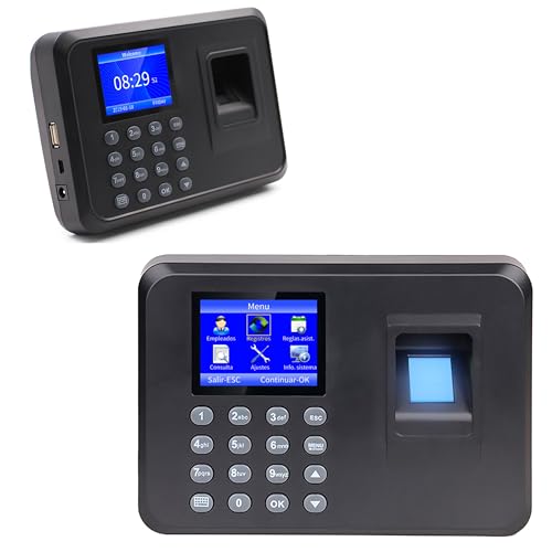 Effiziente Zeiterfassung, Zeiterfassung, Zeiterfassung per Fingerabdruck und Passwort, großer Speicher, einfache Einrichtung, HDWR FTR01 von HDWR