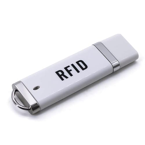 RFID Lesegerät, kontaktloser Kartenleser und Kartenlesegerät, Card Reader mit USB, Beste Schlüsselkarte für Chipkarten, Zugangskontrolle, HD-RD60 HDWR von HDWR