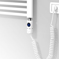 Heizstab mit Thermostat Timer und Thermostatfunktion Edelstahl Heizungen für Heizkörper 600W - Heilmetz von HEILMETZ