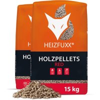 Heizfuxx - Holzpellets Red 15kg x 2 Sack 30kg von HEIZFUXX