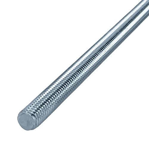 HELPMATE – Gewindestange M8 x 330 mm aus verzinktem Stahl – 10 Stück Gewindestab mit metrischem Vollgewinde – Gewindestift mit Festigkeitsklasse 4.8, DIN 976 von HELPMATE