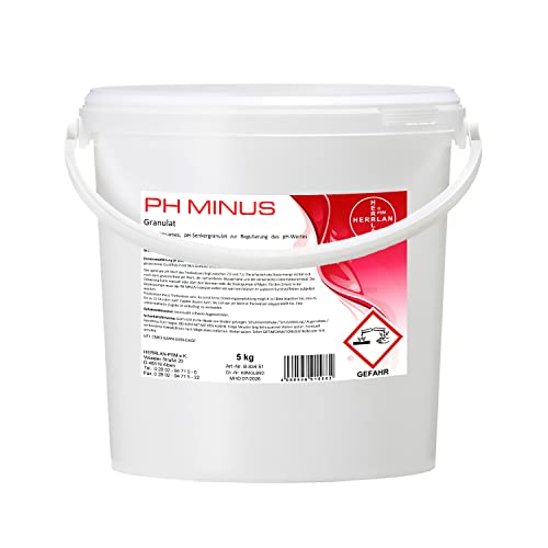 PH Minus 5 kg pH-Senkergranulat für Pool & Schwimmbad HERRLAN-Qualität Made in Germany von HERRLAN PSM