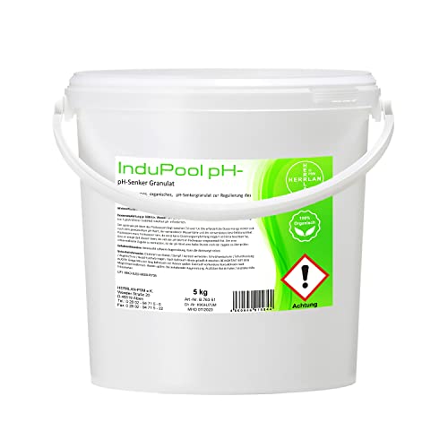 PH-Minus Granulat 5 kg PH-Senker - FOOD GRADE - für Pool & Schwimmbad HERRLAN-Qualität Made in Germany von HERRLAN PSM
