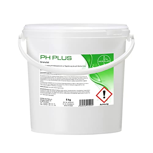 PH Plus 5 kg pH-Heber Granulat für Pool & Schwimmbad HERRLAN-Qualität Made in Germany von HERRLAN PSM