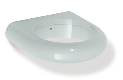 HEWI Kleiner, ringförmiger Halter für Becher oder Seifenablage-Einsatz (Wandhalter in Farbe weiß) 477.00.100 99 von Hewi