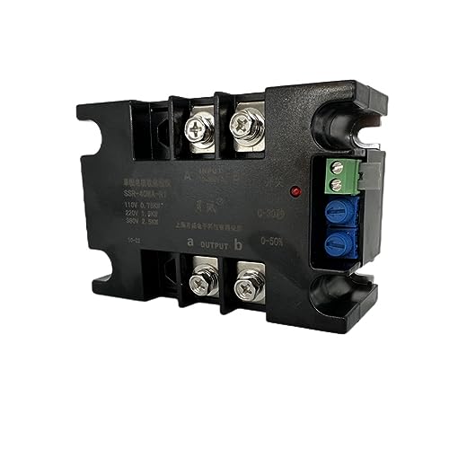 Elektrischer Softstart Controller 220 V einphasiger intelligenter Motor-Sanftanlasser, Sanftanlaufmodul, Sanftanlauf, 50–60 Hz, kompatibel mit 2/4/6/8 kW, for Ventilatoren, Pumpen, Bandförderer, Kugel von HEXEH