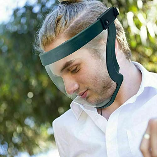 HEZHU Anti-Fog-Vollgesichtsschutz Super-Kopfschutz transparente Sicherheitsmaske von HEZHU