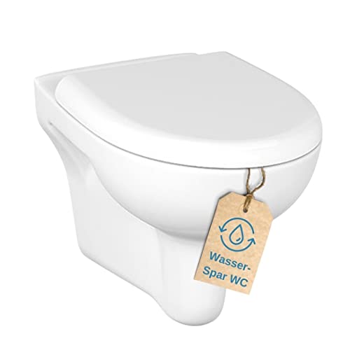 Bernado Hänge WC spülrandlos Beschichtung Schallschutz WC Sitz SoftClose Set von HGMBAD
