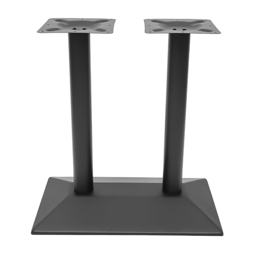 HINOPY - Tischgestell Metall, 72cm Doppelt Tischuntergestell Untergestell Rechteckig Bodenplatte Bistrotisch für Bistros, Restaurants, Wirtshäuser, Restaurants usw von HINOPY