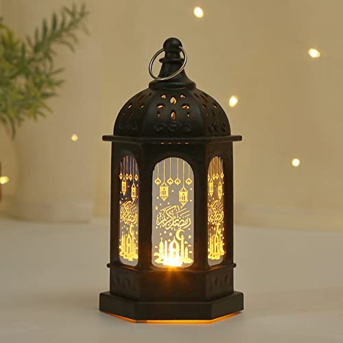 Ramadan Laterne, Ramadan Deko Lampe, Ramadan Dekoration Laterne, Eid Mubarak Dekoration Mond Stern Laterne, Ramadan Deko Hängend Ramadan Deko Licht für Muslimische Festival Dekorative Gebetszubehör von HLJS