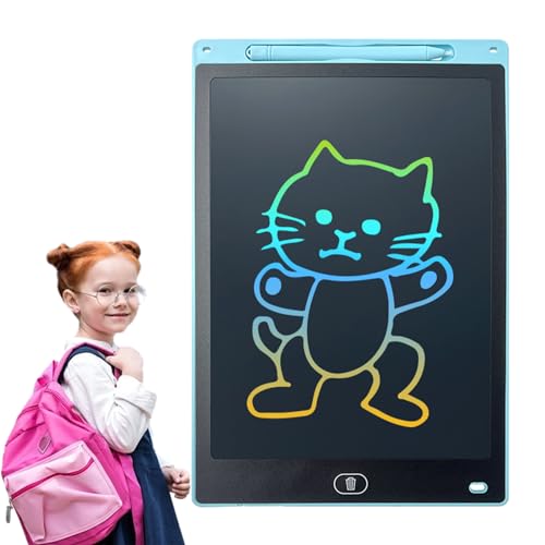HMLTD LCD Writing Tablet, LCD Drawing Tablet for Kids, Colorful Doodle Board Scribbler Drawing Pad Reusable Erasable EWriter Drawing Board, Learning Educational Toy Gift for 3+ Girls Boys von HMLTD