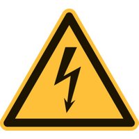 Warnzeichen Warnung vor elektrischer Spannung, Typ: 03015 von Industrial Quality Supplies