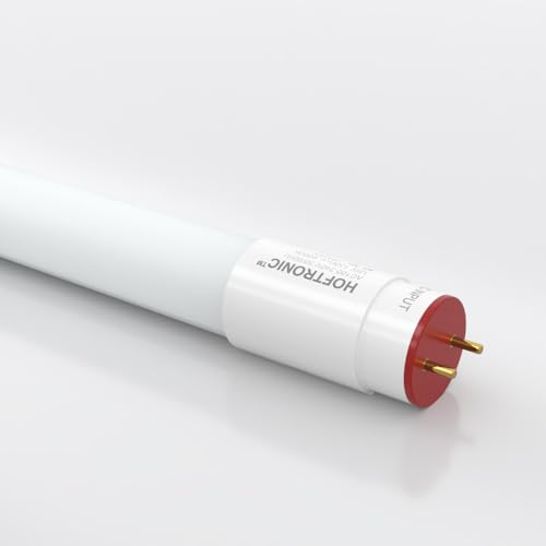 HOFTRONIC - LED Röhre 120cm - 18 Watt 3150 Lumen (175lm/W) - Super Bright - 6000K Kaltweiß - Ersetzt 105W (105W/840) Leuchtstoffröhre - Flimmerfrei - Neonröhre - LED Tube Inkl. Dummy Starter von HOFTRONIC