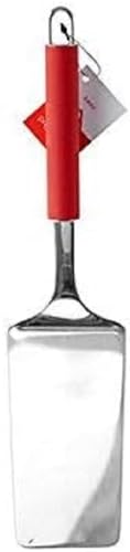 Home Schaufel Lasagna mit rutschfestem Griff, Edelstahl, Rot, 30 x 6 x 7 cm von HOME