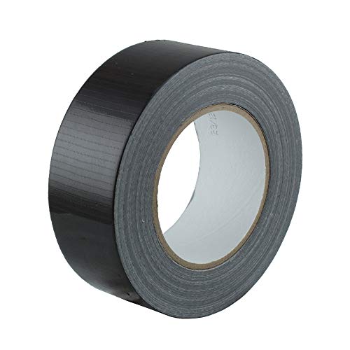 Gewebeband Panzerband Klebeband schwarz Großrolle 48 x 50M von HOMEFACTO:RI Tools