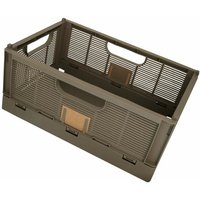 Klappbox Aufbewahrungsbox 50 x 33 cm braun Klapp- und stapelbar - Braun von HOMELINE