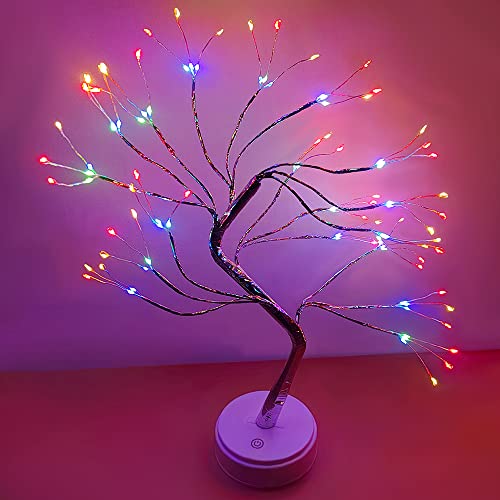 HONPHIER Dekoration Baum Baumlampe beleuchteter Birkenbaum 108 LED Lichterbaum Innen Baum Licht Deko von HONPHIER