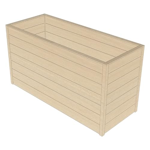 HORI® Hochbeet für den Garten I Gartenbeet, Blumenkasten aus Holz I Modell Bremen (60x150) I Natur von HORI