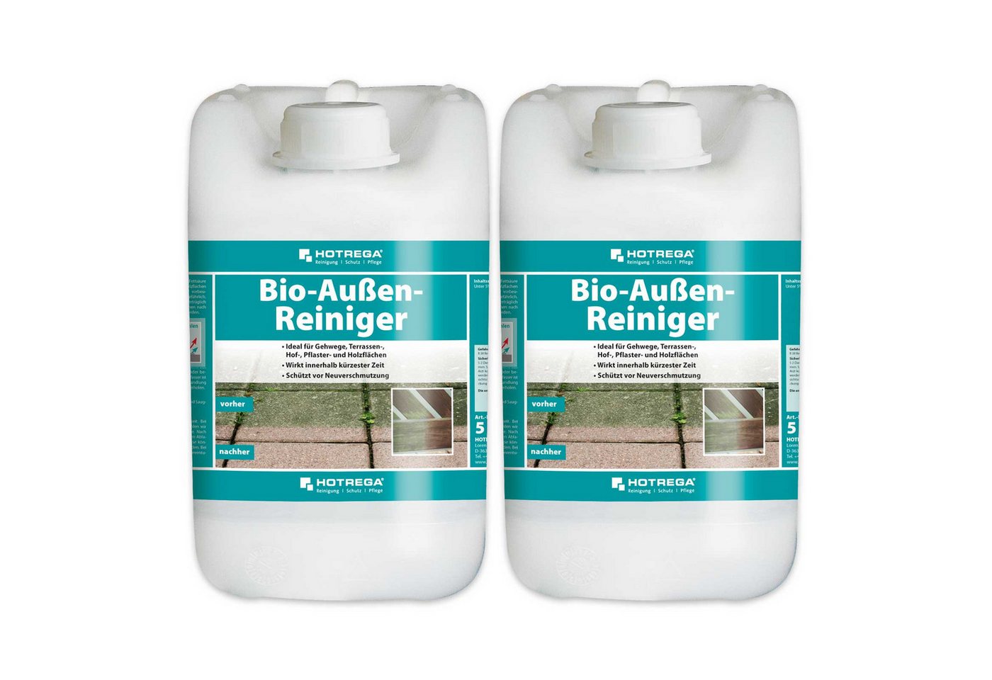 HOTREGA® Bio Außen Reiniger Konzentrat 2x 5 Liter Universalreiniger von HOTREGA®