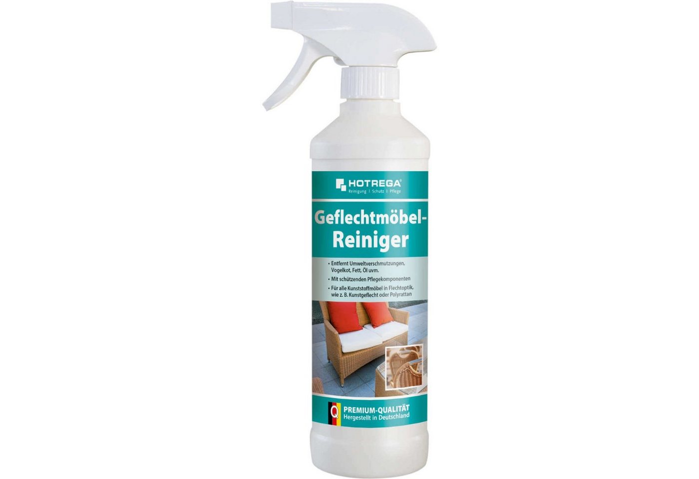 HOTREGA® Geflechtmöbel Reiniger 500 ml Kunststoffreiniger von HOTREGA®