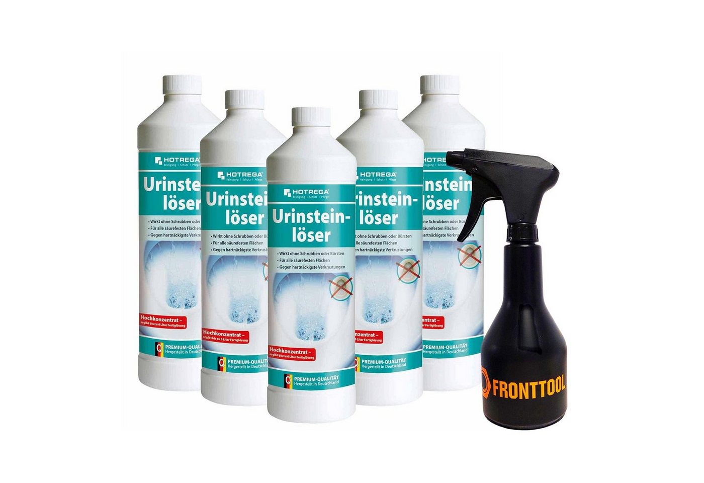 HOTREGA® Urinsteinlöser Konzentrat Sets inkl. Sprühflasche 360 Grad 500ml Urinsteinlöser von HOTREGA®