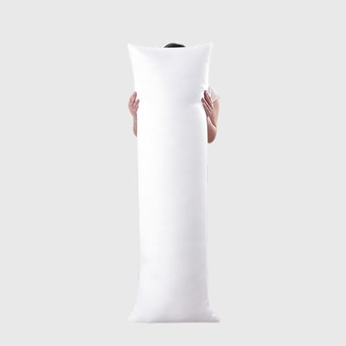 HOUSN Premium Dakimakura Kissen 150 * 50 cm, Seitenschläferkissen, Innenkissen, Schwangerschaftskissen Körperkissen für Erwachsene mit Mikrofaser-Füllun,Weiß von HOUSN