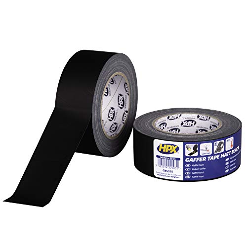 OPTION TAPE SPECIALTIES Gafferband, matt, 48 mm x 25 m, Schwarz von OPTION TAPE SPECIALTIES