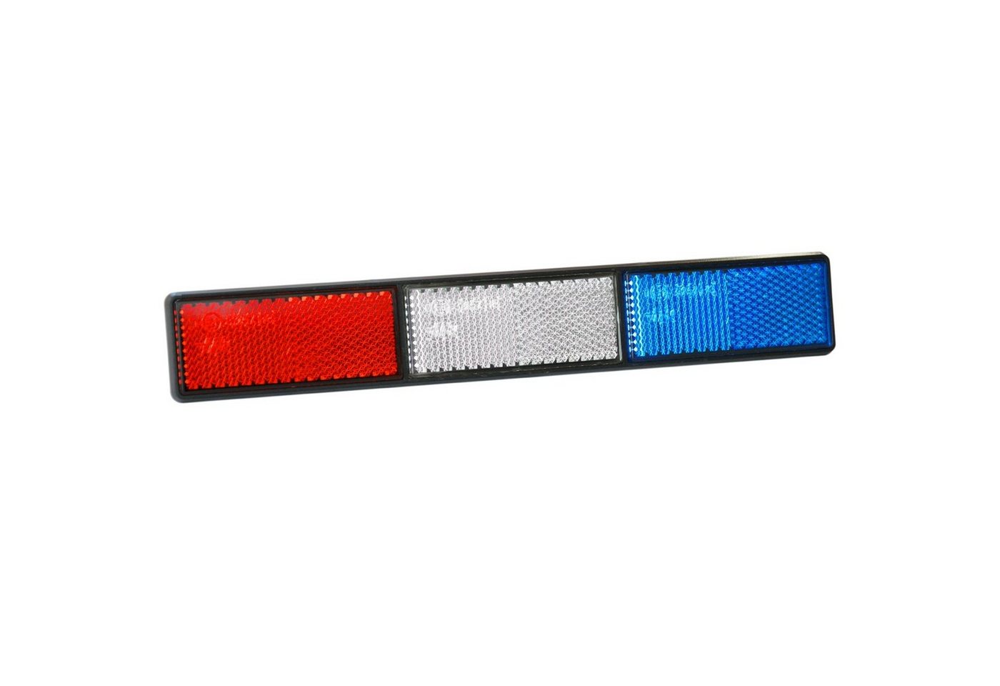 HR Autocomfort Reflektor-Aufkleber Katzenauge Rückstrahler Reflektor rot weiss blau 22 cm E-Prüfzeichen von HR Autocomfort