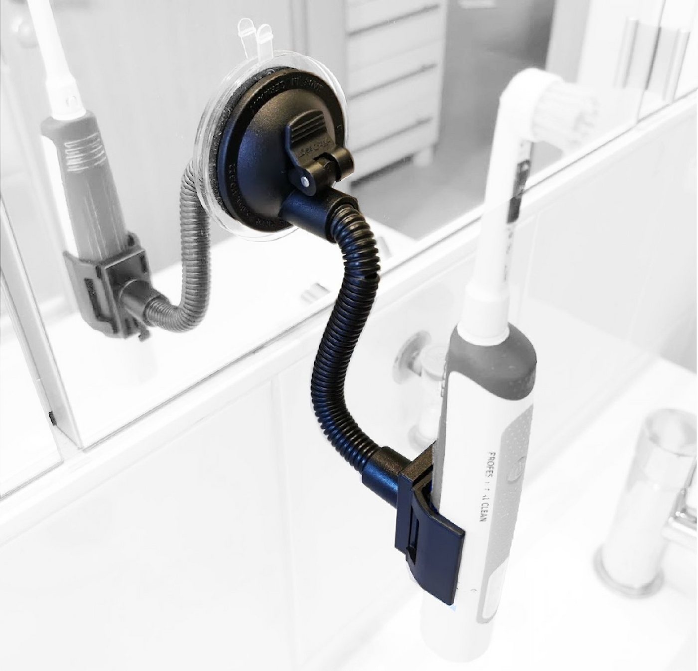 HR Autocomfort Zahnbürstenhalter Halter für elektrische Zahnbürste Spiegelhalter Saugnapfhalter von HR Autocomfort