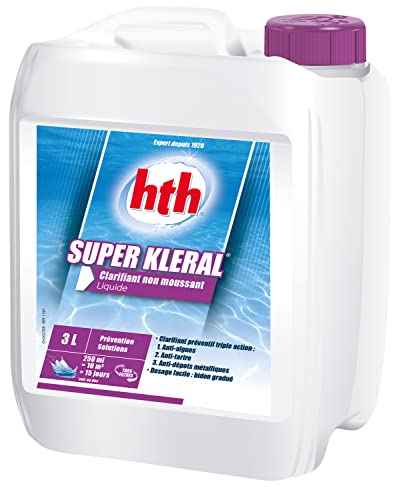 hth SUPER KLERAL (Wasserklärer mit 3-fach Wirkung) 5L von HTH