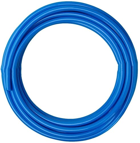 HUAZIZ 12 Meter PU Pneumatikschlauch Pneumatic Polyurethane Schlauch Flexibel Druckluftschlauch Außen 6mm x Innen 4mm, Blau von HUAZIZ