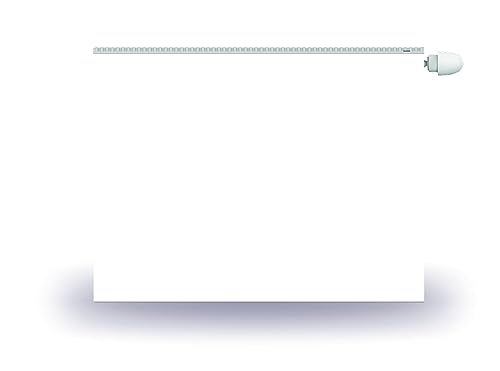 HUBDECO Magnetische Heizkörperverkleidung - 100x60 cm - Magnet Heizkörperabdeckung - Motiv Weiß - Wasserdicht Erhöhte Abriebfestigkeit Paneel-Heizkörperabdeckung von HUBDECO