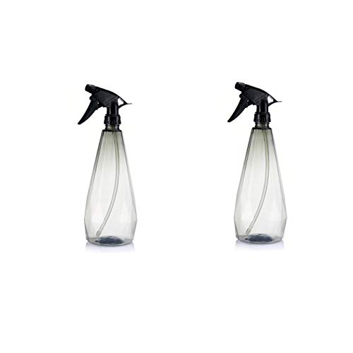 HUIKJI 2 Stück Kunststoff-Sprühflaschen, 1 l, Pflanzen-Sprühflasche, nachfüllbarer Sprüher mit Nebel und Stream-Modus für die Reinigung von Gartenarbeit, Pflanzen, Aromatherapie, Haar von HUIKJI