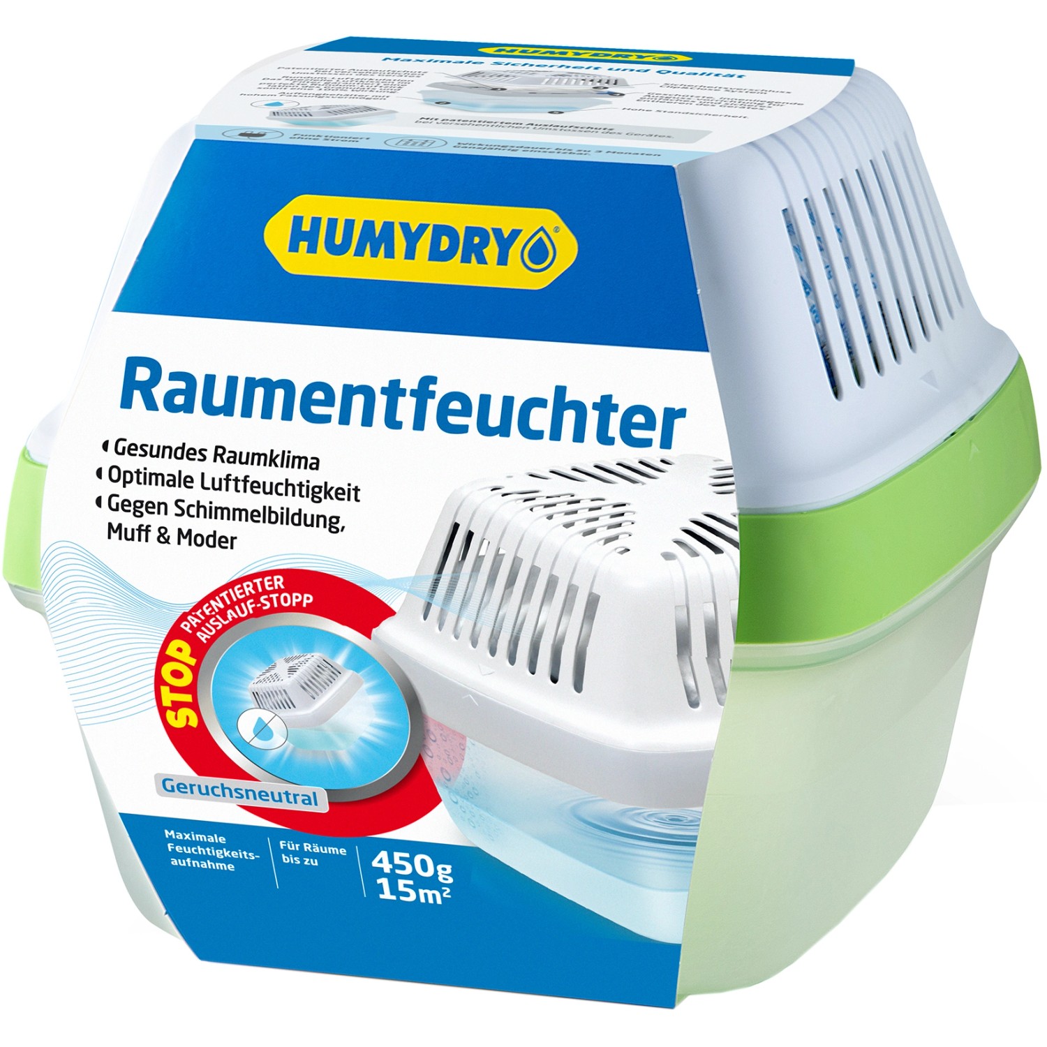 Humydry Raumentfeuchter Premium PLUS 450 g von HUMYDRY